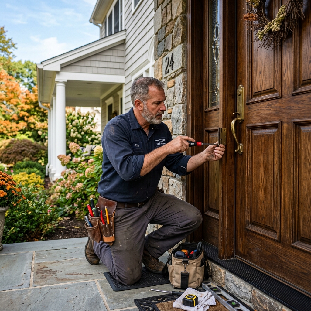 Door Adjustment & Repair services in Connecticut by Danbury Handyman Services